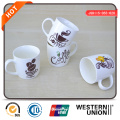 Tasse en porcelaine de 12 oz pour la vie de café